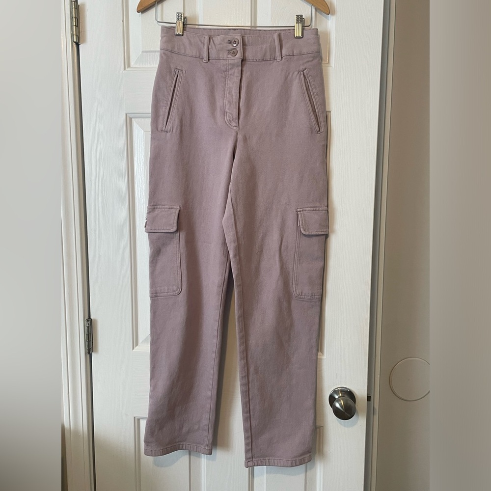 Aritzia Lavender Straight Leg Pants